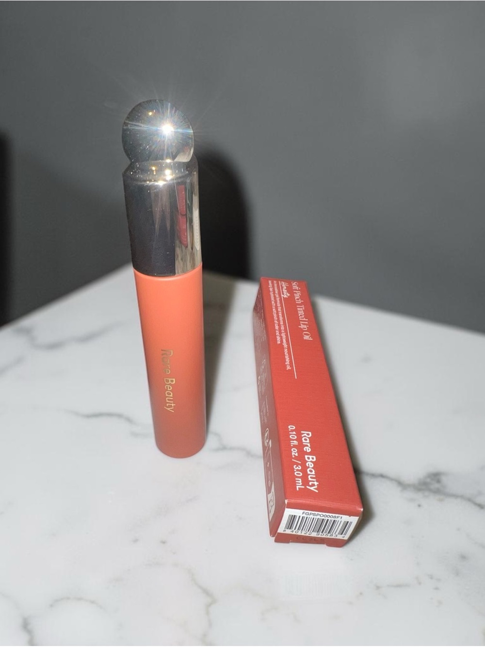 Rare Beauty Soft Pinch Tinted Lip Oil - Honesty (Nude Brown Peach 🍑) BNIB